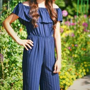 Forever 21 Navy Blue Jumpsuit